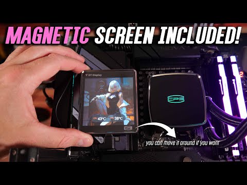 $250 AIO With a Magnetic LCD?! CPS PCCooler DT360 Tested