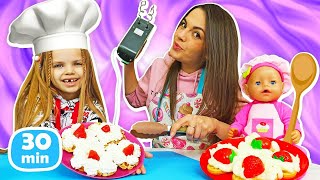 Juego de cocina con Maya y Lina. ¡Vamos a preparar postres!