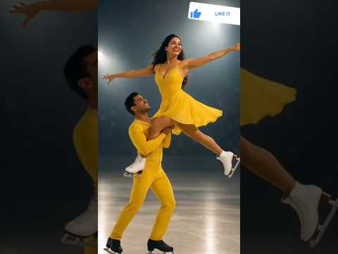 ✨ Joyful Indian Ice Dance Lift | Cinematic Ice Skating Performance ✨ #icedance #figureskating