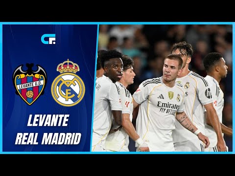 ✅ CON GOL de MATANTUONO, REAL MADRID le GANÓ 4-1 a LEVANTE y SIGUE siendo LIDER