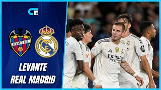 ✅ CON GOL de MATANTUONO, REAL MADRID le GANÓ 4-1 a LEVANTE y SIGUE siendo LIDER