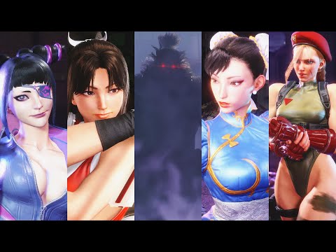 Street Fighter 6 S2 - All Intros (Mirror Match)