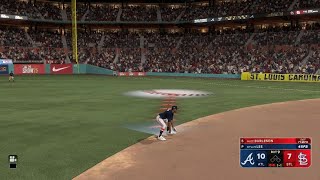 MLB The Show 25 Cardinal vs braves