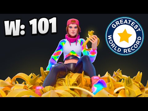 we broke the Fortnite WIN STREAK record