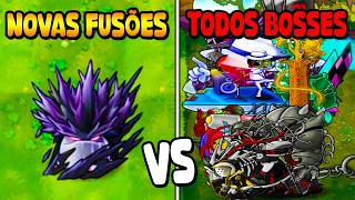ENFRENTEI TODOS OS BOSSES DO PVZ FUSION E ME ARREPENDI!!! APARECEU UM MONSTRO....