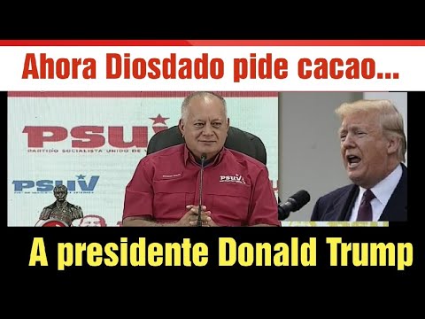 Esto dijo Diosdado de juramentacion de Donald Trump co