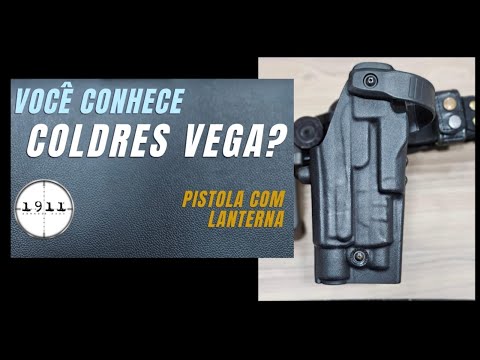 Coldre VEGA para pistola com lanterna.