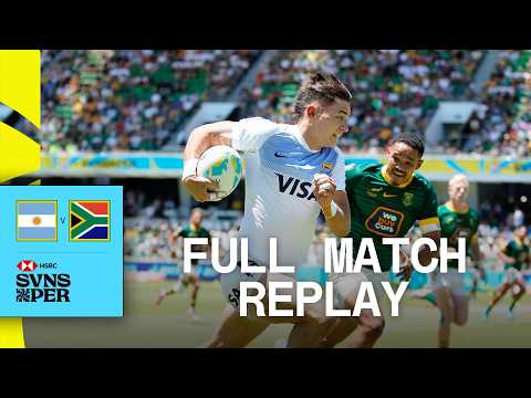 Blitzboks CRUSHED by Los Pumas | Argentina v South Africa | Perth HSBC SVNS 2024 | Full Match Replay