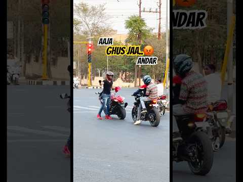 Aaja GHUS JAA andar aake Hayabusa ke😂 #farazstuntrider #comedy #hayabusa #superbikes