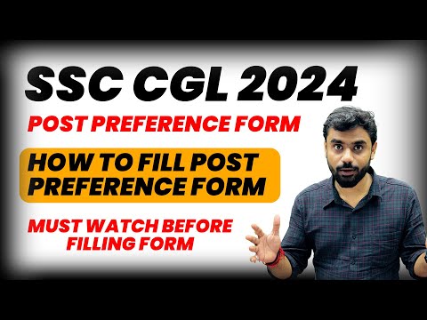 🔥SSC CGL 2024 POST PREFERENCE FORM कैसे भरे🔥 ? || FT. ADITYA RANJAN SIR #ssccgl #cgl2024