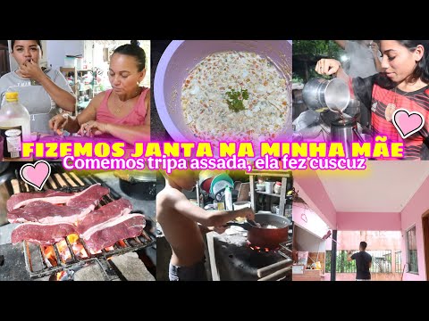 VLOG: NA CASA DA MINHA MÃE|| FIZEMOS JANTA EM FAMÍLIA||MOZÃO LAVOU E LIMPOU A ÁREA DE CASA e mais…💕✨