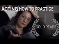 Cold Reading Techniques for Auditions