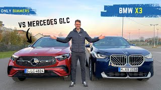 BMW X3 compared to the Mercedes GLC