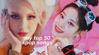 my top 50 favorite kpop songs of 2021