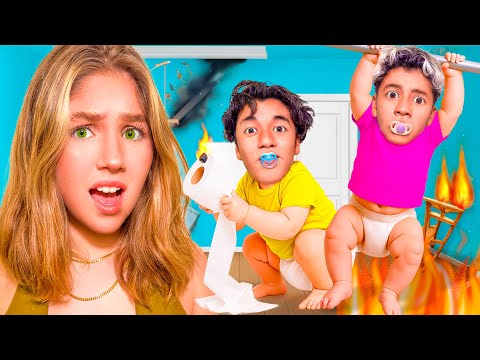 24 HORAS SIENDO BEBÉS!!