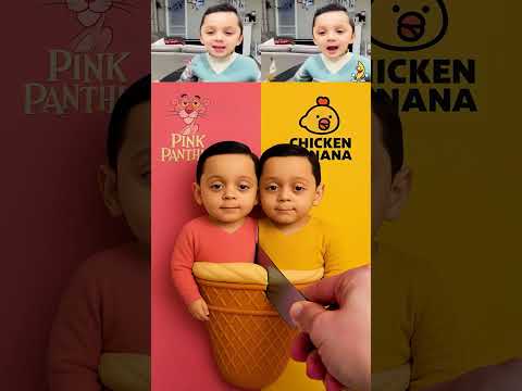Knife Ice Cream Waka Waka Pink Panther X Chicken Banana