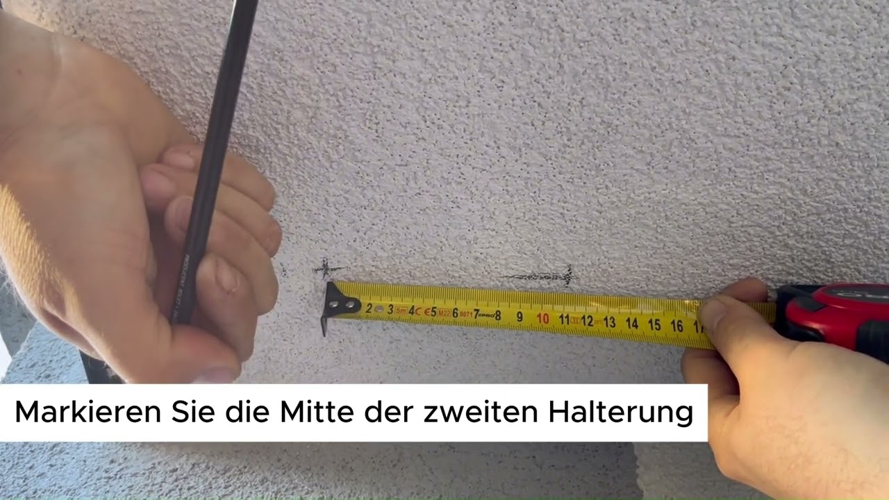 Kassettenmarkise Deckenmontage an die Dämmung