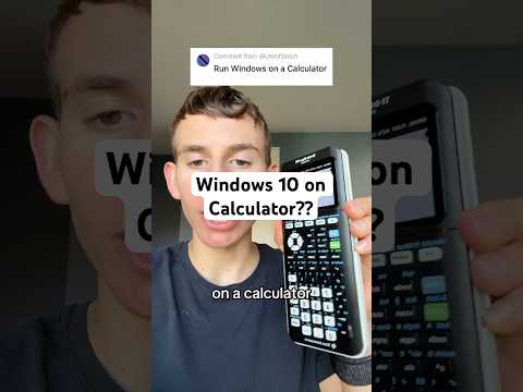 I don’t think Windows on a Calculator will work… #windows #techfacts #techtok
