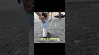 Yürümeye alıştırıyoruz