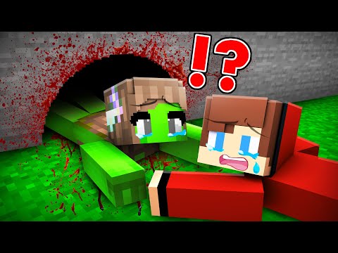 Why Mikey's WIFE was KIDNAPPED in SCARY CAVE in Minecraft Challenge! (Maizen)
