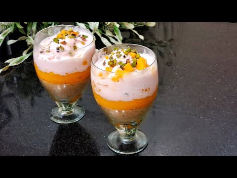 क्या आपने आम की ये रेसिपी ट्राई की है। 5 Minute Mango Dessert Recipe। Mango Pudding। Mango Recipes