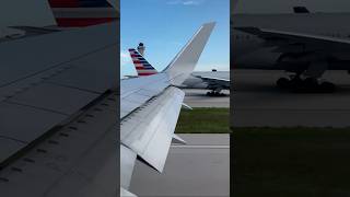 American 767-300 takeoff from Miami! #shorts