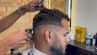 Como fazer Degrade três tons Passo a Passo completo BARBEIRO INICIANTE 💈