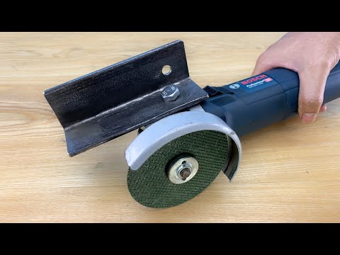 Insert A Metal Sheet Into Angle Grinder and Be Amazed ! Super Ideas