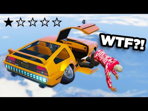 I BECAME AN UBER DRIVER IN GTA 5 ONLINE *deluxo trolling*