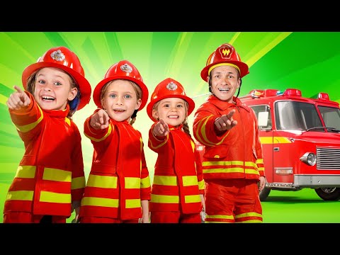 Песня о пожарных! Узнай, как они спасают и помогают!