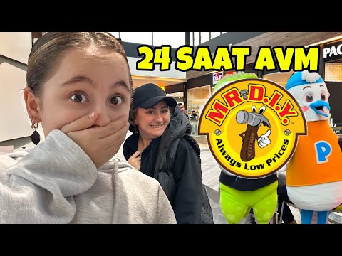 24 SAAT AVM VLOG !! KARNE HEDİYESİ NE ALDIK?