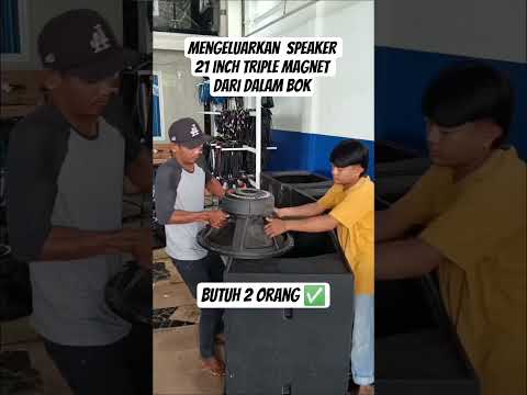 Mengeluarkan speaker 21 inch dari dalam bok #begini #speaker21inch #speakerbalap #wow #barutahu #fyi