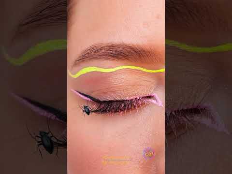 مفاجأة غريبة في عينيه! 😱👁️