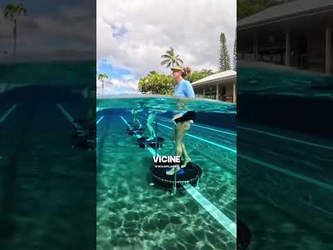 Cosa succede se salti su un trampolino sott'acqua?
