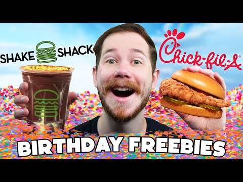 Eating The BEST Birthday Freebies!