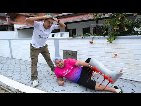 O HATER VOLTOU… E EU ME MACHUQUEI DE VERDADE!