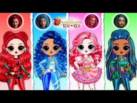 Disney Princess, Wednesday & Friends Become Descendants 4 The Rise Of Red