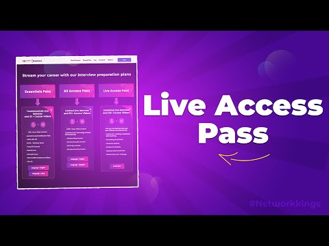 Live Access Pass | Network Kings