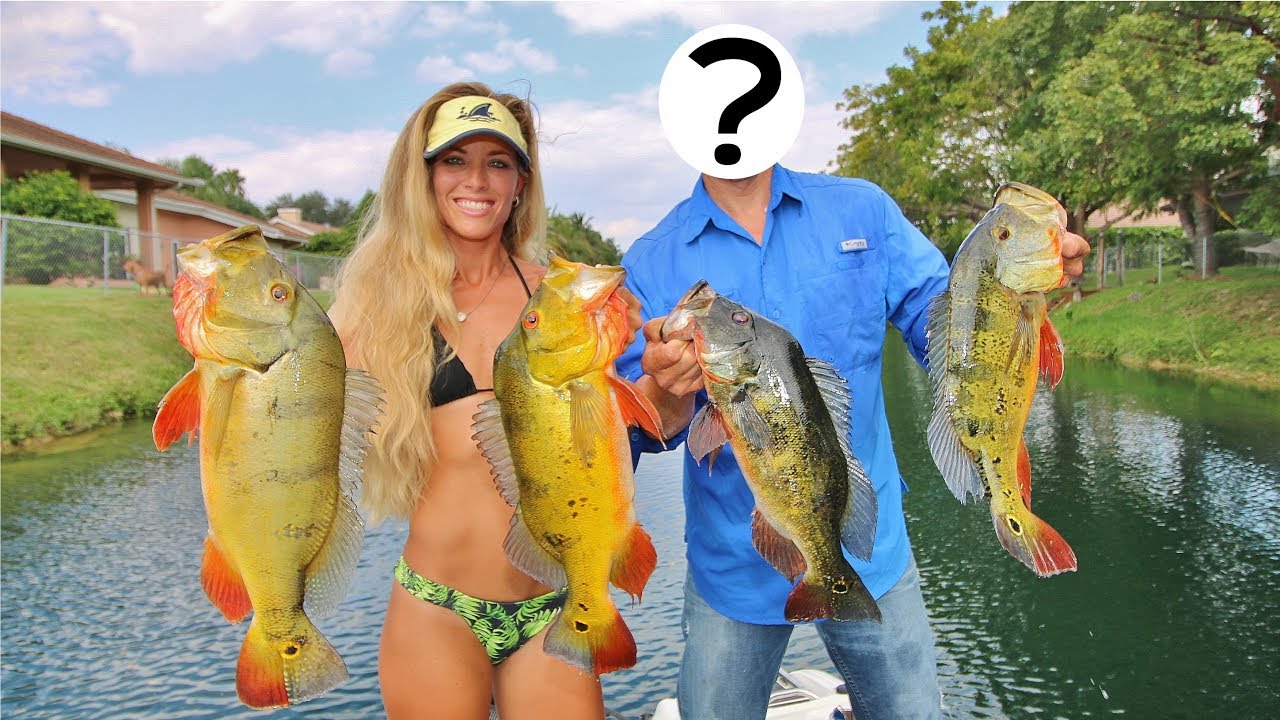 Florida Freshwater Bass Fishing in the Canals of Palm Beach
