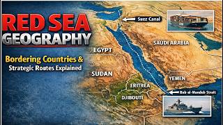 Red Sea Geography Bordering Countries and Strategic Routes Explained (Viral Video) #RedSea