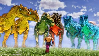 Completing my Elemental Allosaurus Army! | ARK PRIMAL CHAOS #12