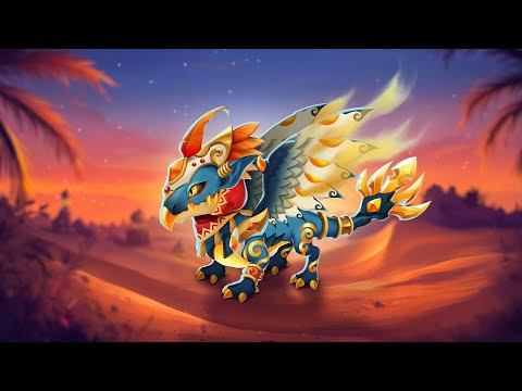 Dragon Mania Legends: Clipeus Civitas Dragon Time Lapse