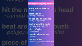 Difficult English-Tagalog Translation