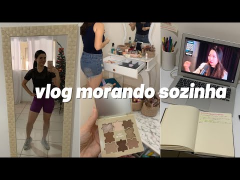 organizando a PENTEADEIRA, escolhi meu PERFUME NOVO, compras no atacadista, MORANDO SOZINHA VLOGS…