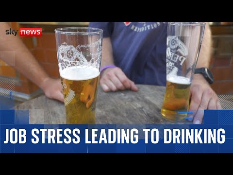 YouTube video thumbnail: Nearly 64% of UK Workers are Turning to Drink Because of job Stress, According to a new Survey