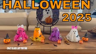 Halloween 2025 epoxy resin ghosts Let's Resin glow in the dark pigment powders & Bond Craftor resin