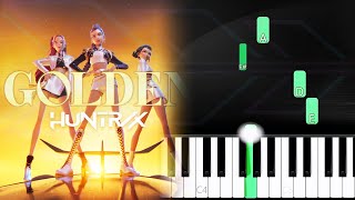 GOLDEN | KPop Demon Hunters ▶ EASY Piano Tutorial