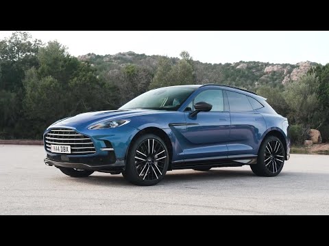 Aston Martin DBX707 Design Preview in Plasma Blue in Sardinia