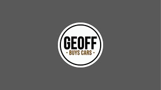 Geoff Buys Cars is live