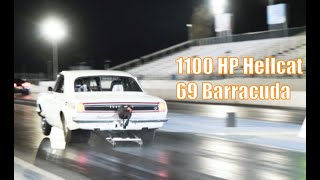 We Built a 9 second 1100hp HELLCAT Powered Plymouth Barracuda